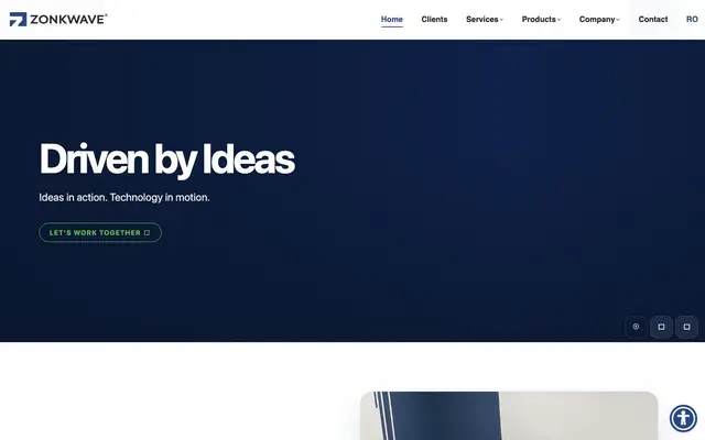 ZONKWAVE Systems website
