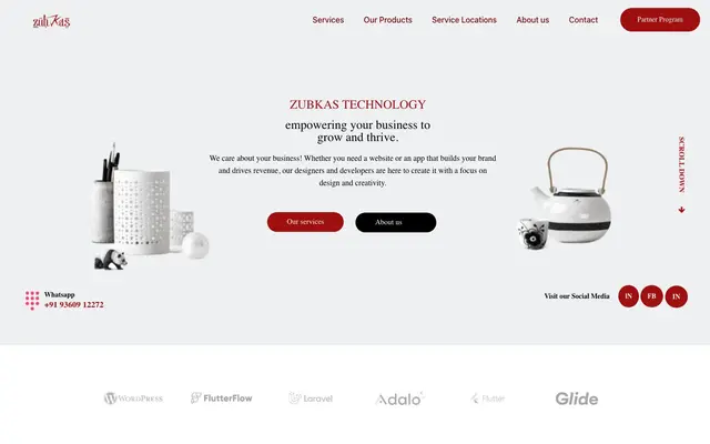 ZUBKAS TECHNOLOGY website