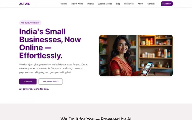 ZUPAIN TECH PRIVATE LIMITED website