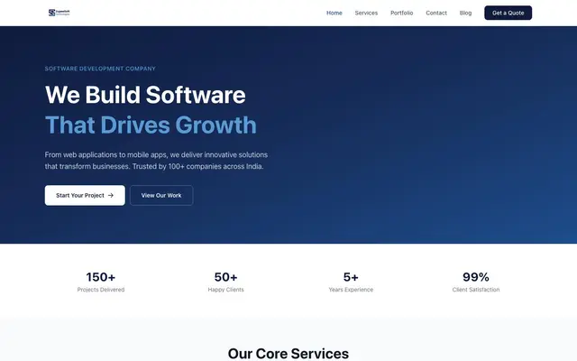 ZupeeSoft Technologies LLP website