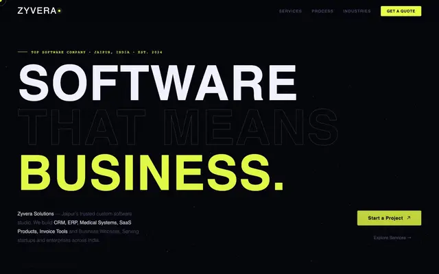 Software developer in jaipur website