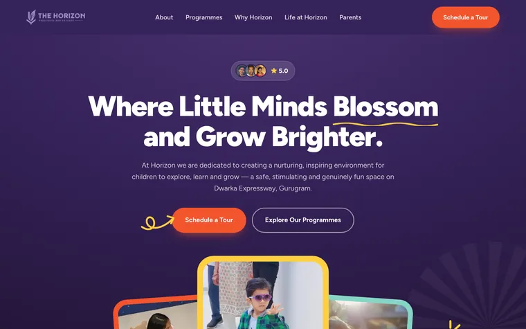 The Horizon website